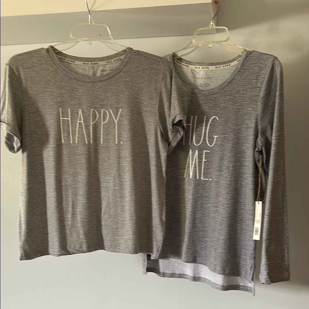 2 Rae Dunn light weight and comfortable tops.